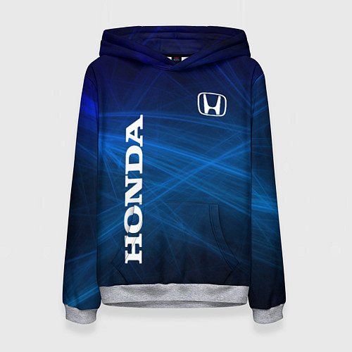 Женская толстовка Honda - Blue / 3D-Меланж – фото 1