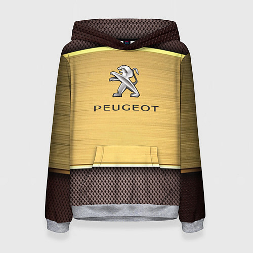 Женская толстовка Peugeot: Gold / 3D-Меланж – фото 1