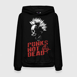 Женская толстовка Punks Not Dead