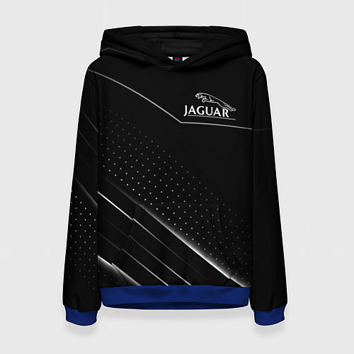 Женская толстовка Jaguar , Ягуар / 3D-Синий – фото 1