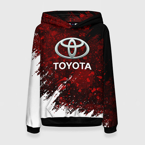 Женская толстовка Toyota Вектор / 3D-Черный – фото 1