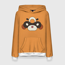 Толстовка-худи женская Genshin Impact - Гоба, цвет: 3D-белый