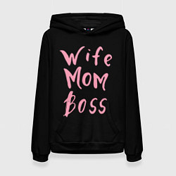 Женская толстовка Wife Mom Boss