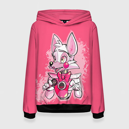 Женская толстовка Funtime Foxy / 3D-Черный – фото 1