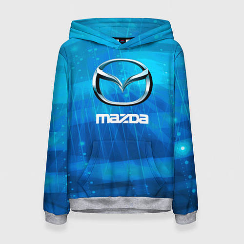 Женская толстовка Mazda мазда / 3D-Меланж – фото 1