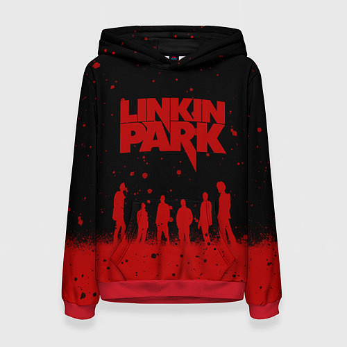Женская толстовка Linkin Park Линкин Парк / 3D-Красный – фото 1