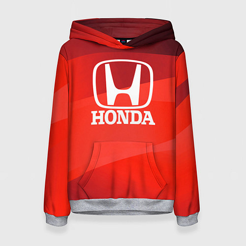 Женская толстовка HONDA хонда / 3D-Меланж – фото 1