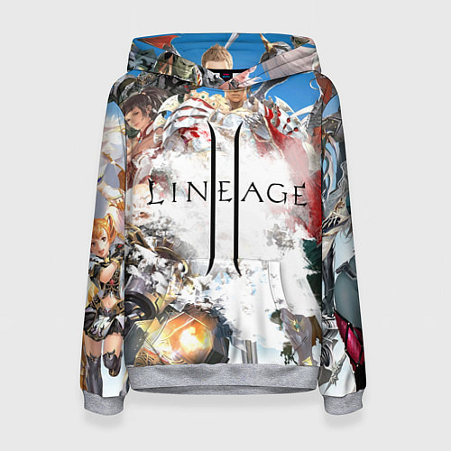 Женская толстовка Hero of Lineage / 3D-Меланж – фото 1