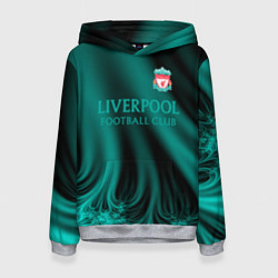 Толстовка-худи женская Liverpool спорт, цвет: 3D-меланж