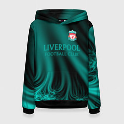 Толстовка-худи женская Liverpool спорт, цвет: 3D-черный