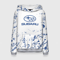 Женская толстовка Subaru брызги