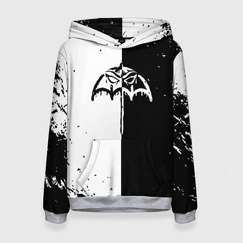 Женская толстовка BRING ME THE HORIZON черное былое / 3D-Меланж – фото 1