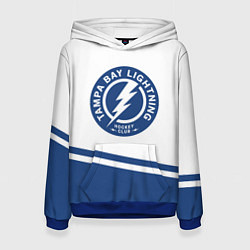 Толстовка-худи женская Tampa Bay Lightning NHL, цвет: 3D-синий