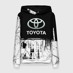 Толстовка-худи женская Toyota sport, цвет: 3D-белый