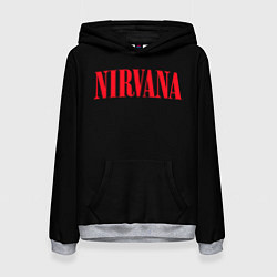 Толстовка-худи женская Nirvana in Red, цвет: 3D-меланж