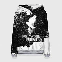 Толстовка-худи женская Hollywood Undead - CHAOS Out Now, цвет: 3D-меланж