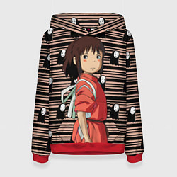 Толстовка-худи женская Sen to Chihiro, цвет: 3D-красный