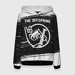 Толстовка-худи женская The Offspring КОТ Краска, цвет: 3D-черный