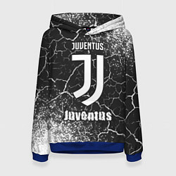 Толстовка-худи женская ЮВЕНТУС Juventus - Арт, цвет: 3D-синий