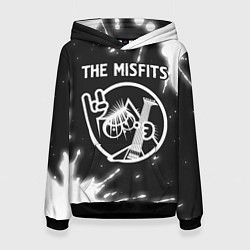 Толстовка-худи женская The Misfits КОТ Краска, цвет: 3D-черный