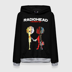 Толстовка-худи женская Radiohead The BEST, цвет: 3D-меланж