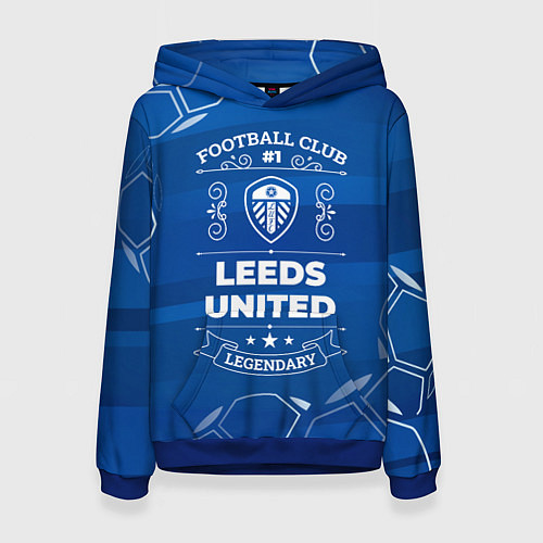 Женская толстовка Leeds United Football Club Number 1 / 3D-Синий – фото 1