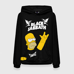 Женская толстовка Black Sabbath Гомер Симпсон Simpsons