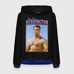 Толстовка-худи женская Billy Herrington Photo, цвет: 3D-синий