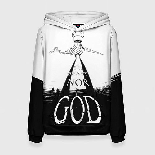 Женская толстовка Не жук, не зверь, но БОГ Hollow Knight / 3D-Черный – фото 1