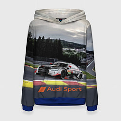 Женская толстовка Audi Sport Racing team Ауди Спорт Гоночная команда