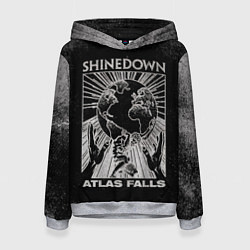 Толстовка-худи женская Atlas Falls - Shinedown, цвет: 3D-меланж