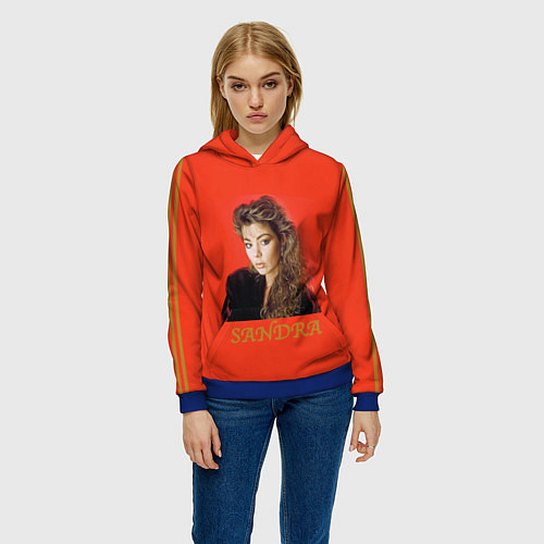 Женская толстовка Звёзды 80-х Sandra / 3D-Синий – фото 3