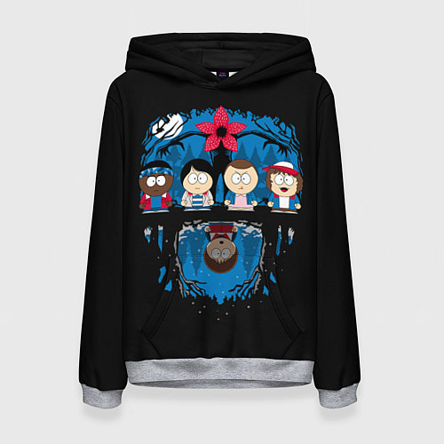 Женская толстовка Stranger Things South Park / 3D-Меланж – фото 1