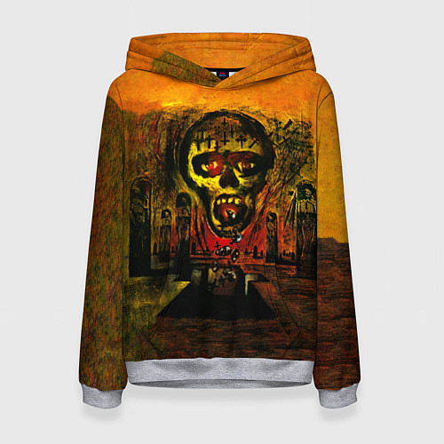 Женская толстовка Seasons In The Abyss - Slayer / 3D-Меланж – фото 1