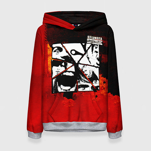 Женская толстовка Больше чем любовь - Stigmata / 3D-Меланж – фото 1