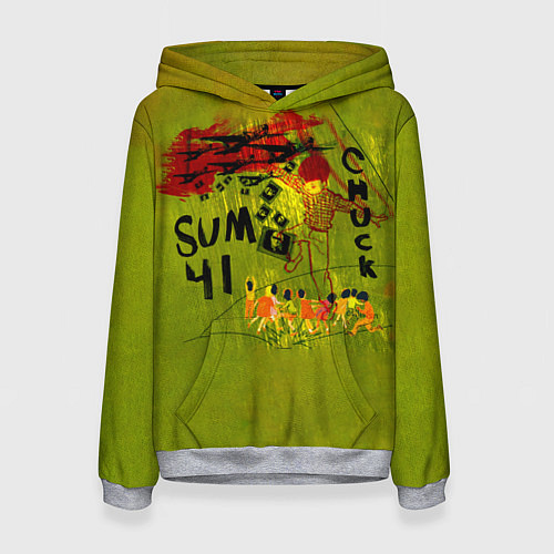 Женская толстовка Chuck - Sum 41 / 3D-Меланж – фото 1