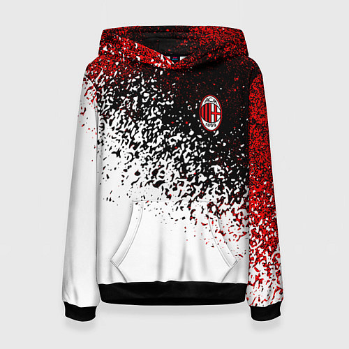 Женская толстовка Ac milan краска / 3D-Черный – фото 1