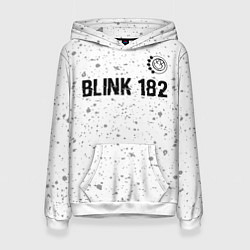 Женская толстовка Blink 182 Glitch на светлом фоне