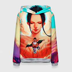 Толстовка-худи женская НИКО РОБИН ВАН ПИС, цвет: 3D-меланж