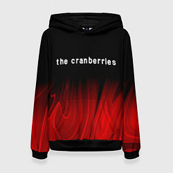 Толстовка-худи женская The Cranberries Red Plasma, цвет: 3D-черный