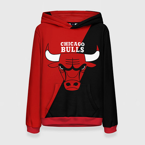 Женская толстовка Chicago Bulls NBA / 3D-Красный – фото 1