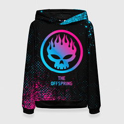 Толстовка-худи женская The Offspring Neon Gradient, цвет: 3D-черный