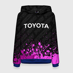 Толстовка-худи женская Toyota Pro Racing, цвет: 3D-синий