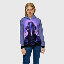 Толстовка-худи женская Bondrewd из аниме Made in Abyss, цвет: 3D-черный — фото 2