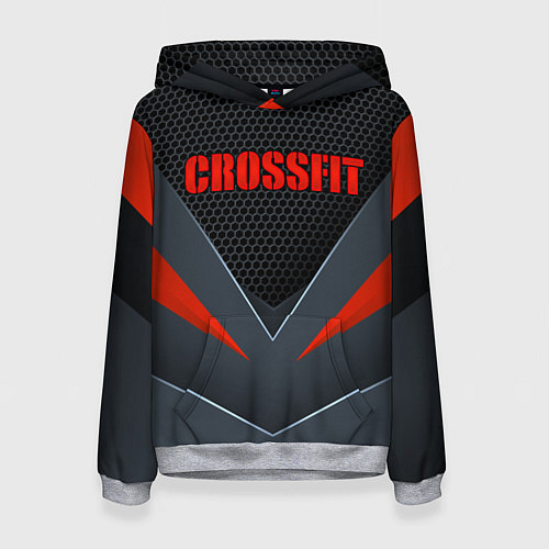 Женская толстовка CrossFit - Техно броня / 3D-Меланж – фото 1