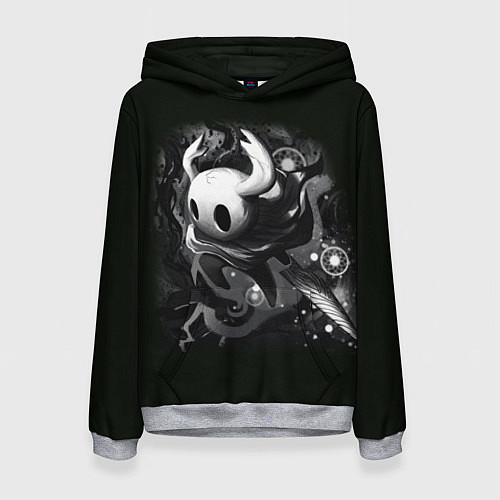 Женская толстовка Hollow Knight рисунок / 3D-Меланж – фото 1