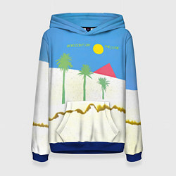 Толстовка-худи женская Boys Dont Cry - The Cure, цвет: 3D-синий