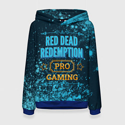 Толстовка-худи женская Игра Red Dead Redemption: pro gaming, цвет: 3D-синий