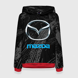 Женская толстовка Mazda - следы шин