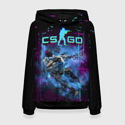 Толстовка-худи женская CS GO - Skin, цвет: 3D-черный